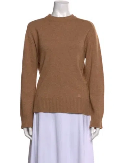 Pre-owned Loulou Studio Cashmere Crew Neck Sweater In Brown/neutrals