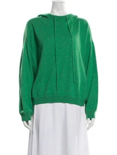 Pre-owned Loulou Studio Cashmere Crew Neck Sweater In Green
