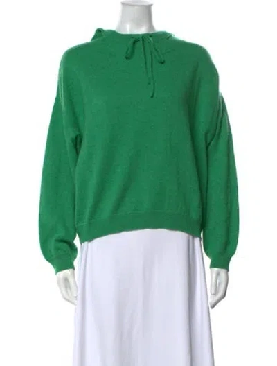 Pre-owned Loulou Studio Cashmere Crew Neck Sweater In Green