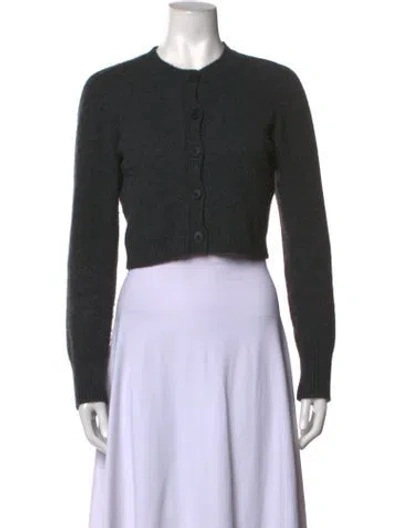 Pre-owned Loulou Studio Cashmere Crew Neck Sweater In Grey