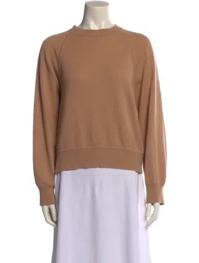 Pre-owned Loulou Studio Cashmere Crew Neck Sweater In Neutral