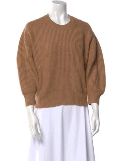 Pre-owned Loulou Studio Cashmere Crew Neck Sweater In Neutral