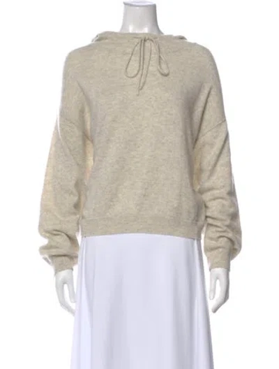 Pre-owned Loulou Studio Cashmere Crew Neck Sweater In Neutral