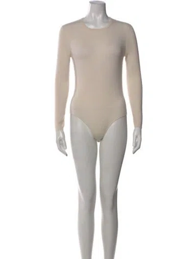 Pre-owned Loulou Studio Cashmere Crew Neck Sweater In Neutral
