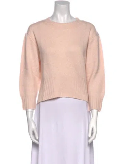 Pre-owned Loulou Studio Cashmere Crew Neck Sweater In Pink
