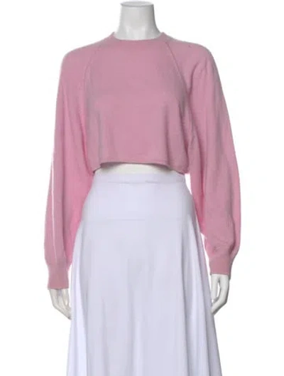 Pre-owned Loulou Studio Cashmere Crew Neck Sweater In Pink