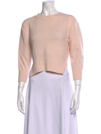 Pre-owned Loulou Studio Cashmere Crew Neck Sweater In Pink