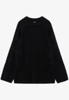 Loulou Studio Cashmere Crewneck Sweater In Black