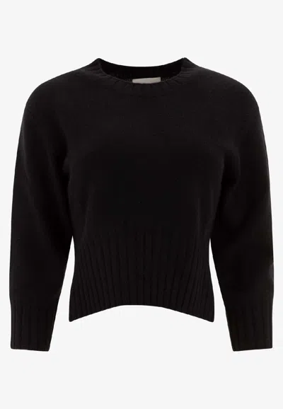 LOULOU STUDIO CASHMERE CROPPED SWEATER
