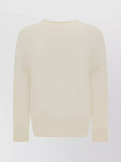 Loulou Studio Cashmere Knit Crew Neck Sweater In Neutral