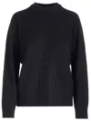Loulou Studio Batu Brushed Cashmere Turtleneck Sweater In Black