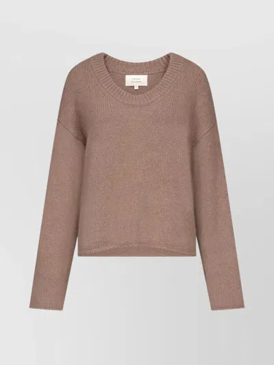 Loulou Studio Cashmere Long Sleeve Knit Sweater In Pink