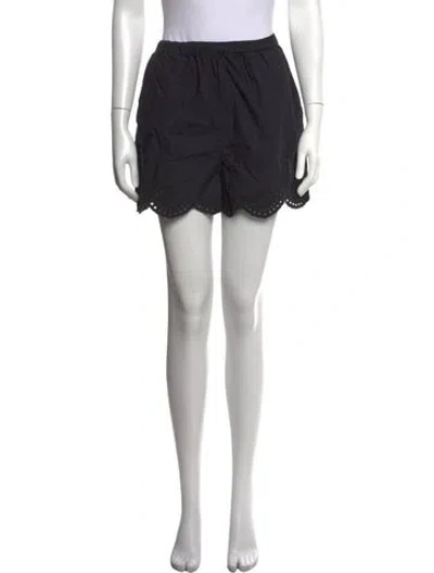 Pre-owned Loulou Studio Cashmere Mini Shorts In Black