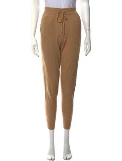 Pre-owned Loulou Studio Cashmere Straight Leg Pants In Neutrals
