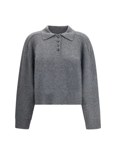Loulou Studio Cashmere Sweater In Gray