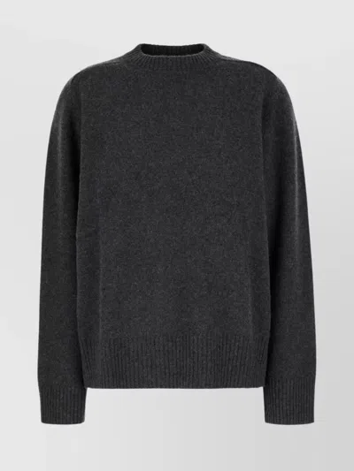 Loulou Studio Cashmere Sweater Baltra Loose Fit In Black