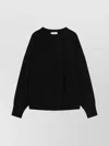 Loulou Studio Cashmere Sweater Dropped Shoulders In Black