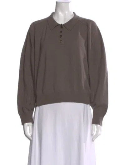 Pre-owned Loulou Studio Cashmere Sweater In Neutral