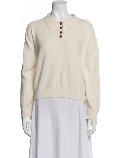 Pre-owned Loulou Studio Cashmere Sweater In Neutral