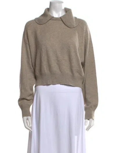 Pre-owned Loulou Studio Cashmere Sweater In Neutral