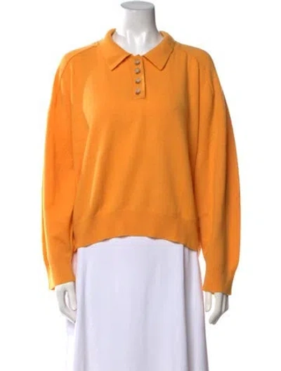 Pre-owned Loulou Studio Cashmere Sweater In Yellow