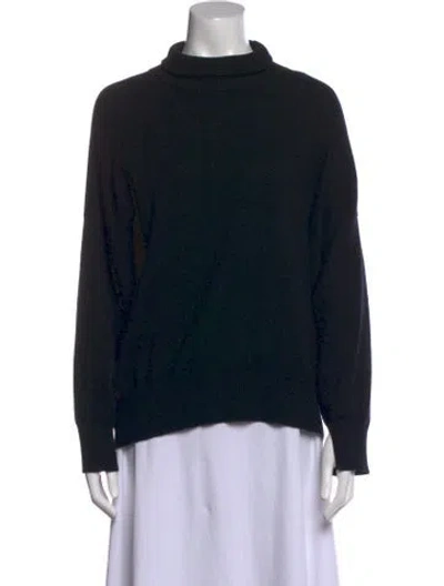 Pre-owned Loulou Studio Cashmere Turtleneck Sweater In Black