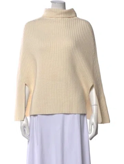 Pre-owned Loulou Studio Cashmere Turtleneck Sweater In Neutrals