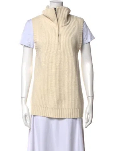 Pre-owned Loulou Studio Cashmere Turtleneck Sweater In Neutrals