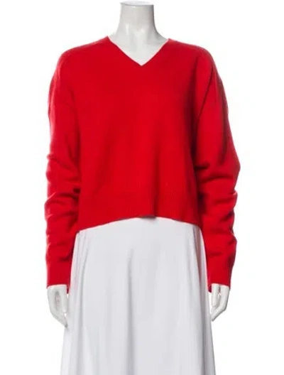 Pre-owned Loulou Studio Cashmere V-neck Sweater In Multi