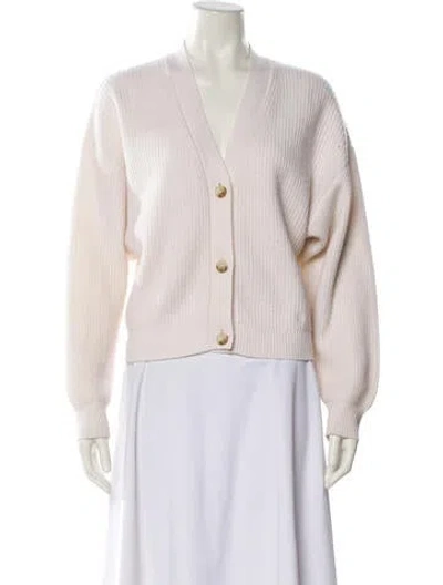 Pre-owned Loulou Studio Cashmere V-neck Sweater In Pink