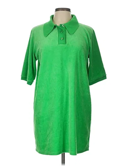 Pre-owned Loulou Studio Casual Dress In Green