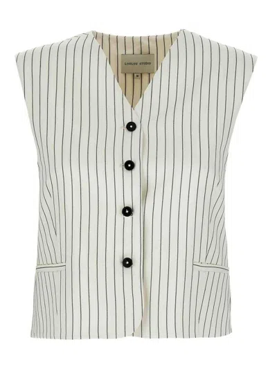 LOULOU STUDIO CHALECO - BLANCO
