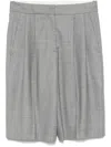 Loulou Studio Soan Tailored Bermuda Shorts In Grau