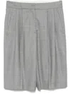 Loulou Studio Soan Tailored Bermuda Shorts In Grey