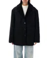 Loulou Studio Black Cirebo Shearling Jacket In Black