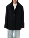 Loulou Studio Black Cirebo Shearling Jacket