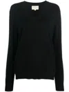 Loulou Studio Classic Col V In Black