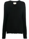 Loulou Studio Classic Col V In Black