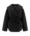 Loulou Studio Cleon Short Puffer Jacket In Black
