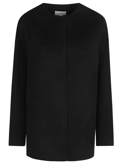 Loulou Studio Loulou De Saison Coat In Black