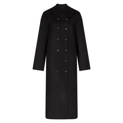 Loulou Studio Coat In Black
