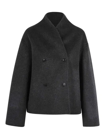 Loulou Studio Coat In Gray
