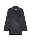 Loulou Studio Gray Gary Coat In Grigio