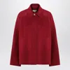 Loulou Studio Camila Jacket In Burgundy Wool In Red