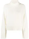 Loulou Studio Collar Sweater Clothing In White