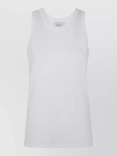 Loulou Studio Cotton Tank Top In White