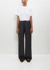 Loulou Studio Wide-leg Pants In Black Melange