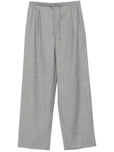 LOULOU STUDIO COVE ELASTIC WAISTBAND PANTS,COVE ANTHRACITE