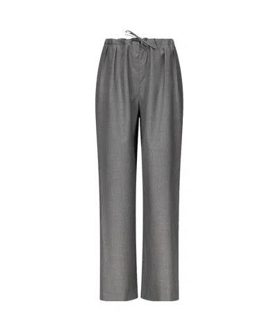 Loulou Studio Cove Lds Stretch Waist Pants In Gray