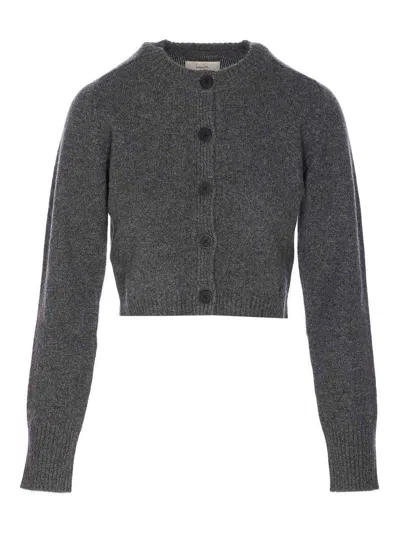 LOULOU STUDIO CÁRDIGAN - GRIS